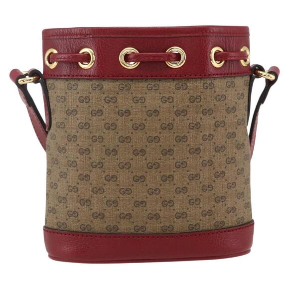 GUCCI Micro GG Supreme Doraemon Shoulder Bag PVC Beige 647801 Auth 159307SAM - Picture 2 of 16